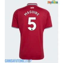 Camisa de time de futebol Manchester United Harry Maguire #5 Replicas 1º Equipamento 2026-27 Manga Curta